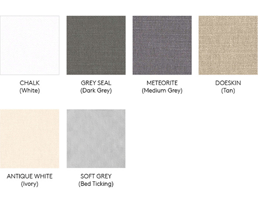 fabric colors baseboard and headboard